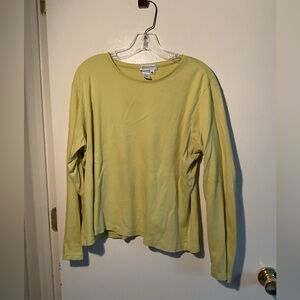 Coldwater Creek Green Long Sleeve Top
